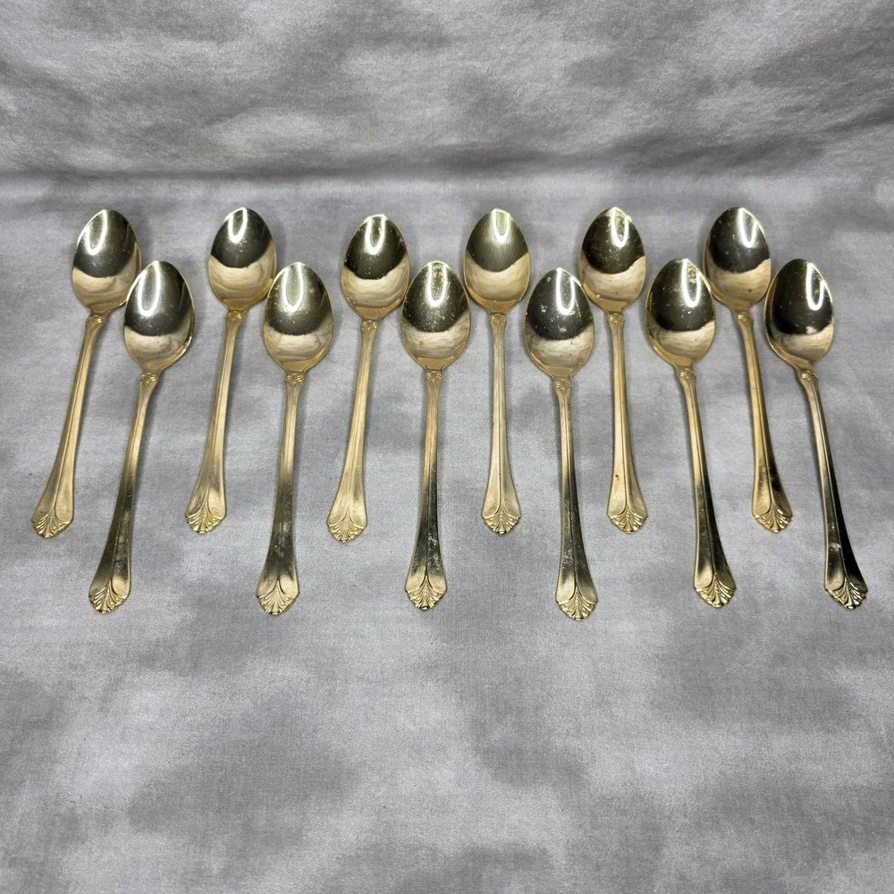 (X12) International Silver INS398 Gold Electroplate 7.75